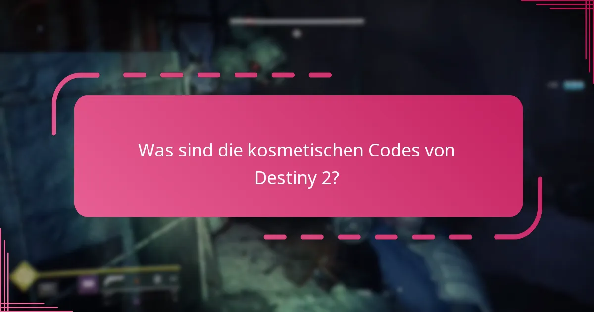 Wie beanspruche ich die kosmetischen Codes von Destiny 2?